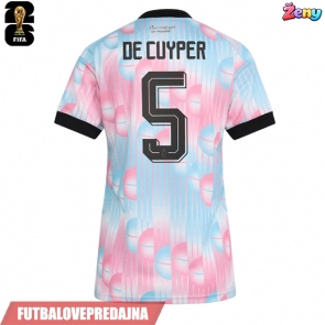 Lacne Ženy Futbalové dres Belgicko Maxim De Cuyper #5 MS 2026 Krátky Rukáv - Preč